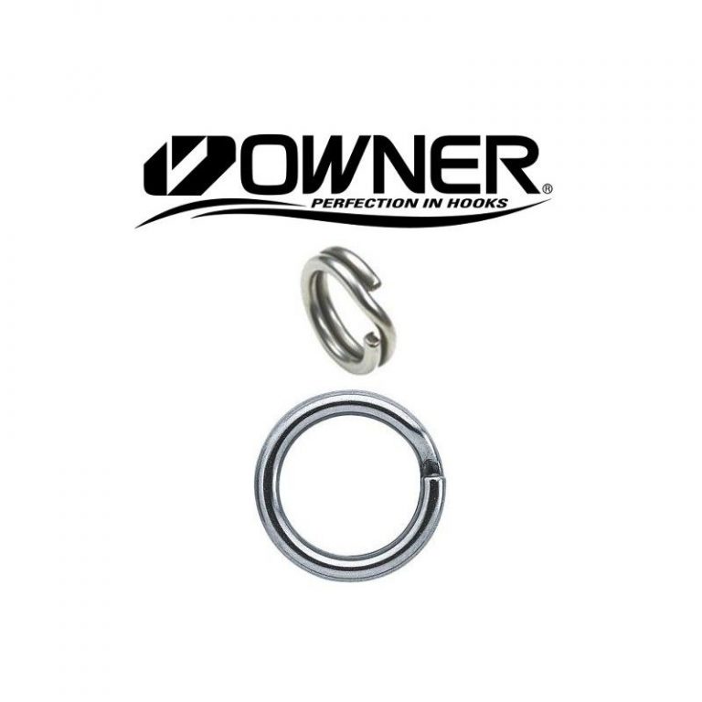 Split Rings Owner 72825 P-25 Split Ring Ultra Wire #6 150lb/250lb Small Split Rings