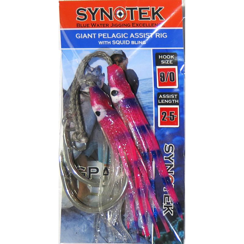 Synotek Giant Pelagic Assist Rig with Squid Bling