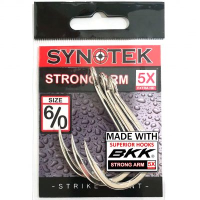 Synotek Strong Arm 5X BKK Hooks (For Jigging & Surface Lures)